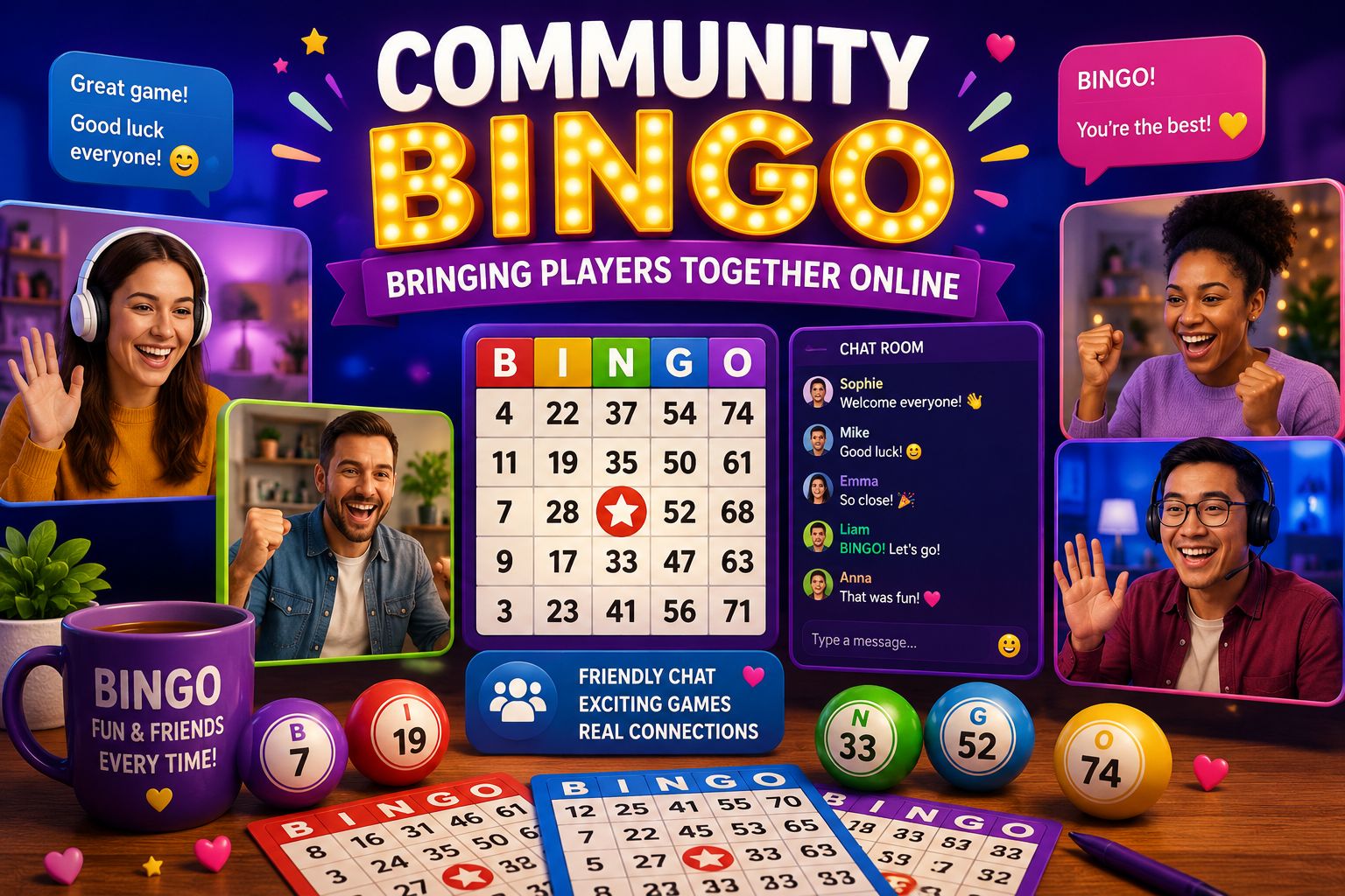 Community Bingo: Bringing Players Together Online