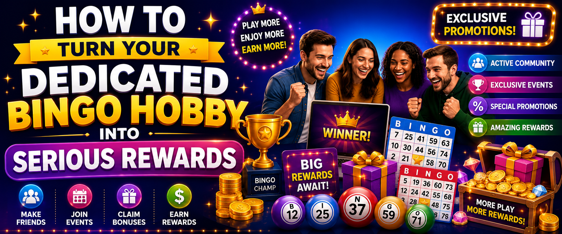 How to Turn Your Dedicated Bingo Hobby Into Serious Rewards
