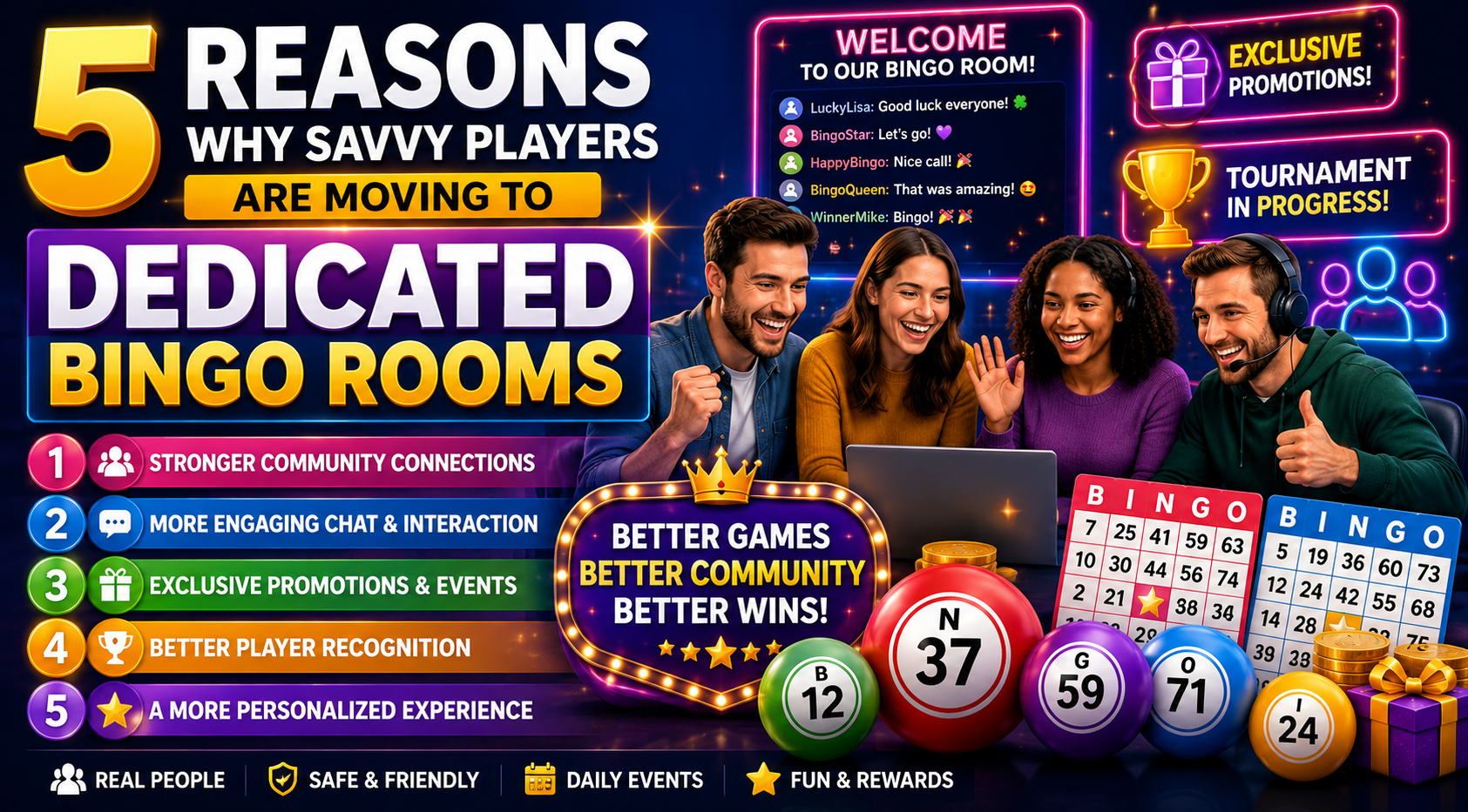 5 Reasons Why Savvy Players Are Moving to Dedicated Bingo Rooms