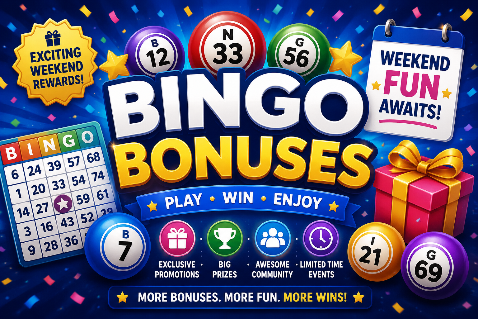 Bingo Bonuses: Get Ready for an Exciting Weekend of Rewards