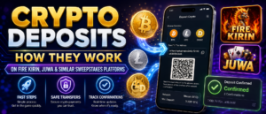 How Crypto Deposits Work for Fire Kirin, Juwa, and Similar Sweepstakes Platforms
