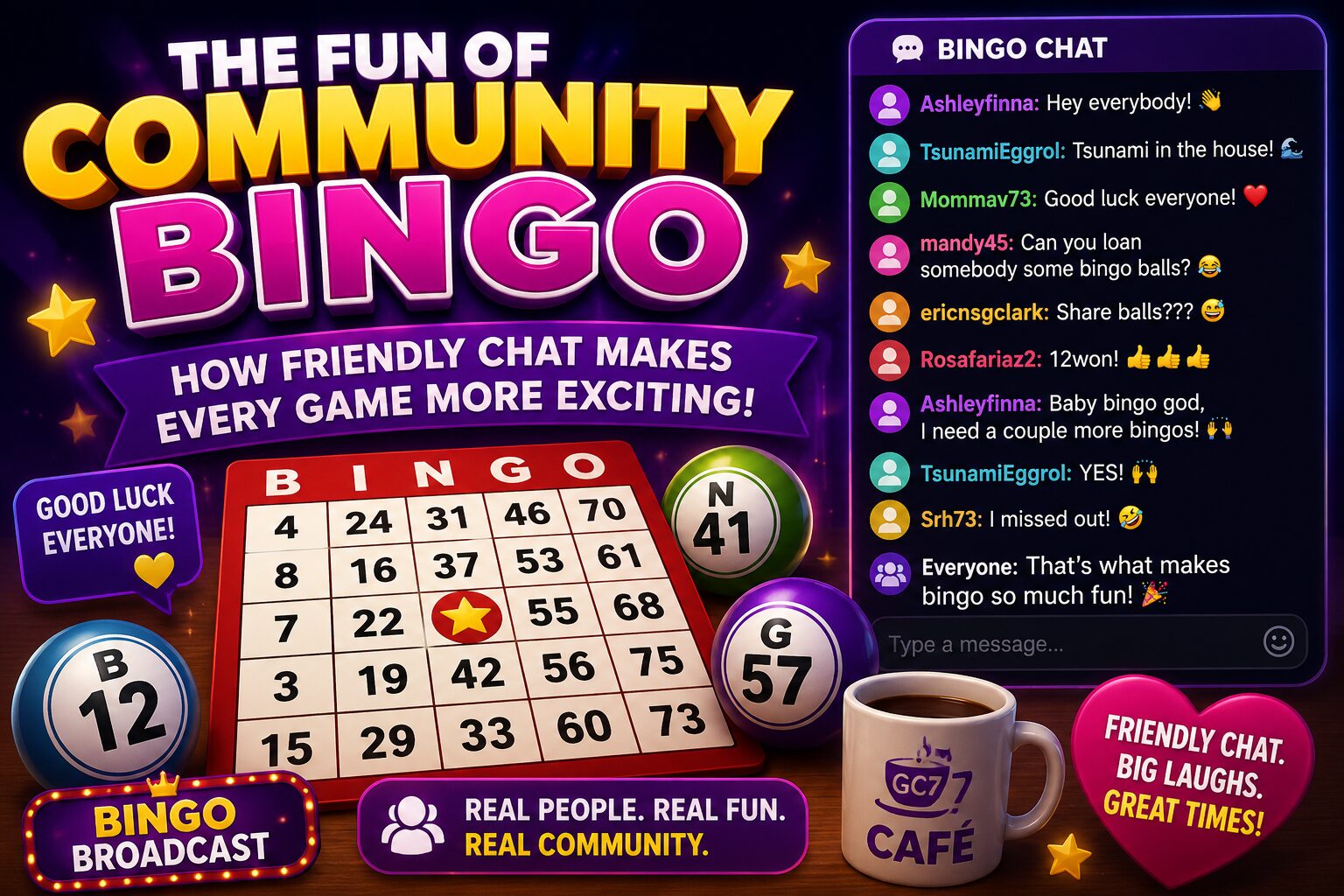 The Fun of Community Bingo: How Friendly Chat Makes Every Game More Exciting