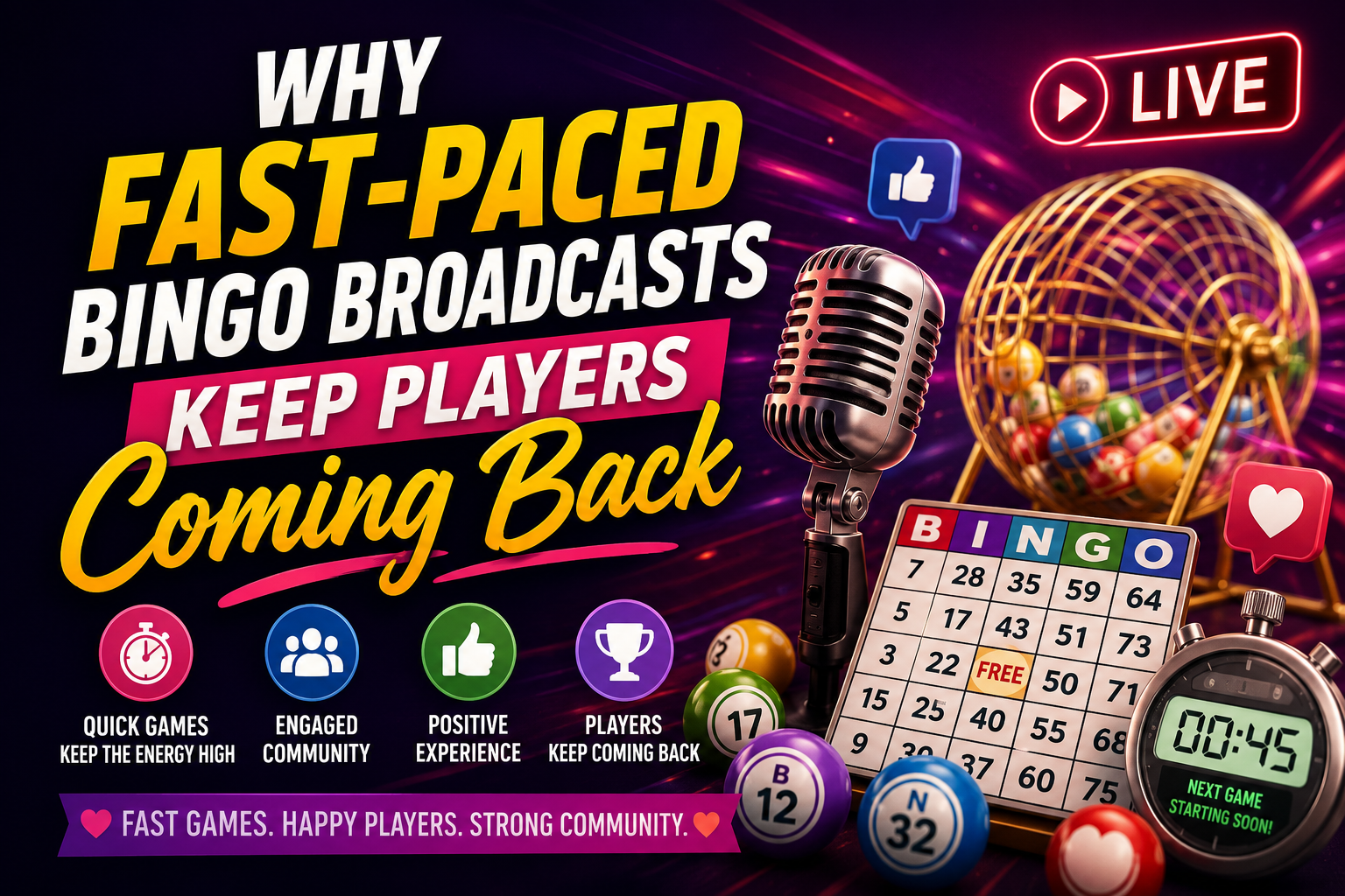 Why Fast-Paced Bingo Broadcasts Keep Players Coming Back