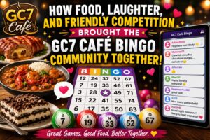 How Food, Laughter, and Friendly Competition Brought the GC7 Café Bingo Community Together