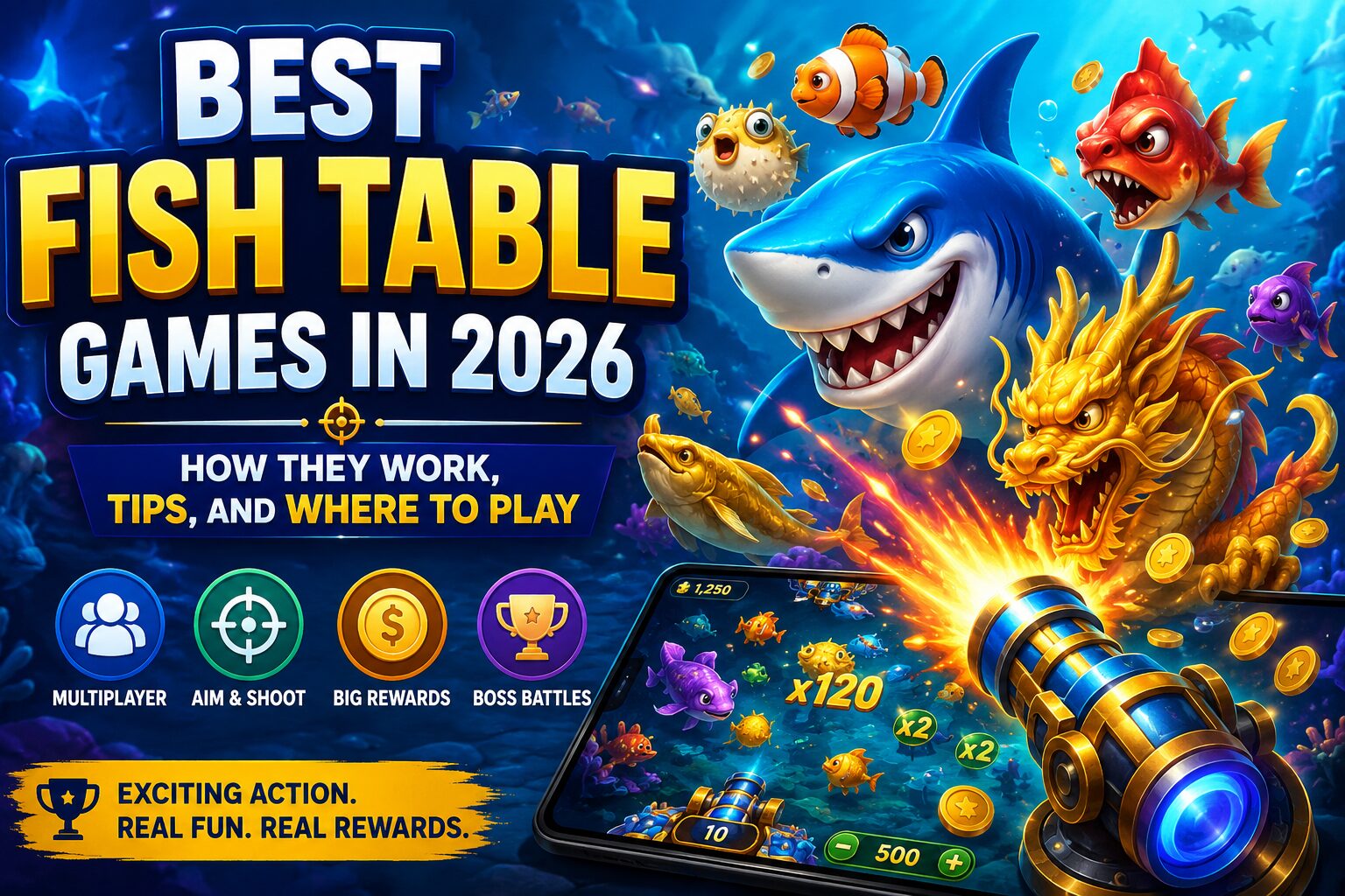 Best Fish Table Games in 2026: How They Work, Tips, and Where to Play