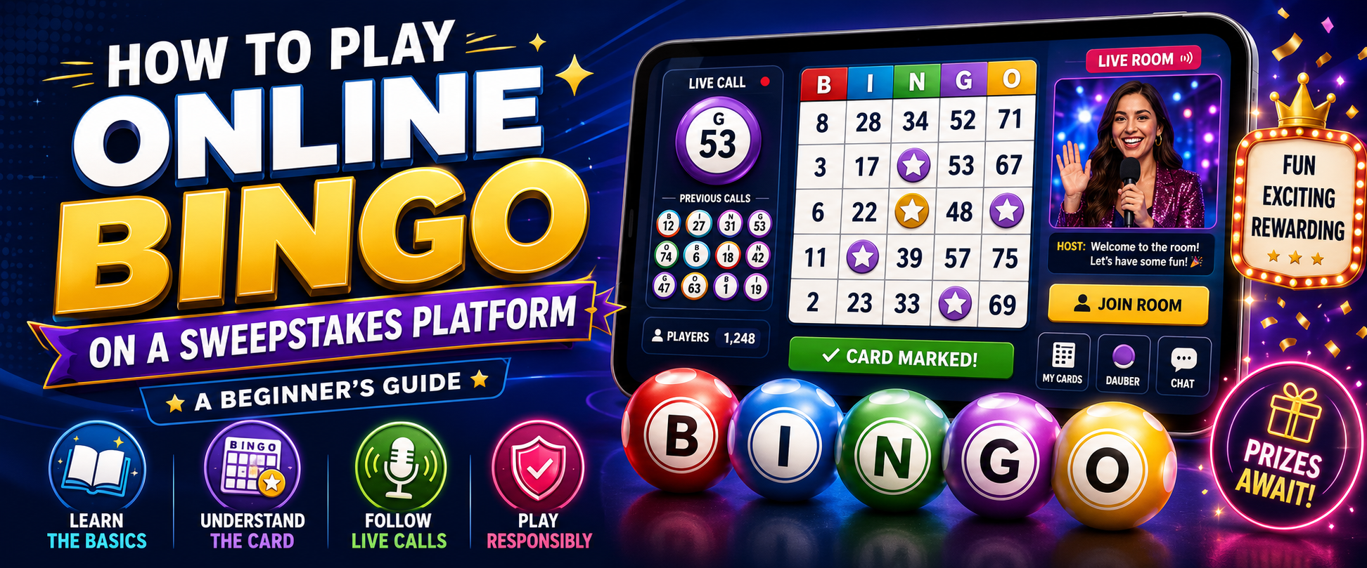 How to Play Online Bingo on a Sweepstakes Platform