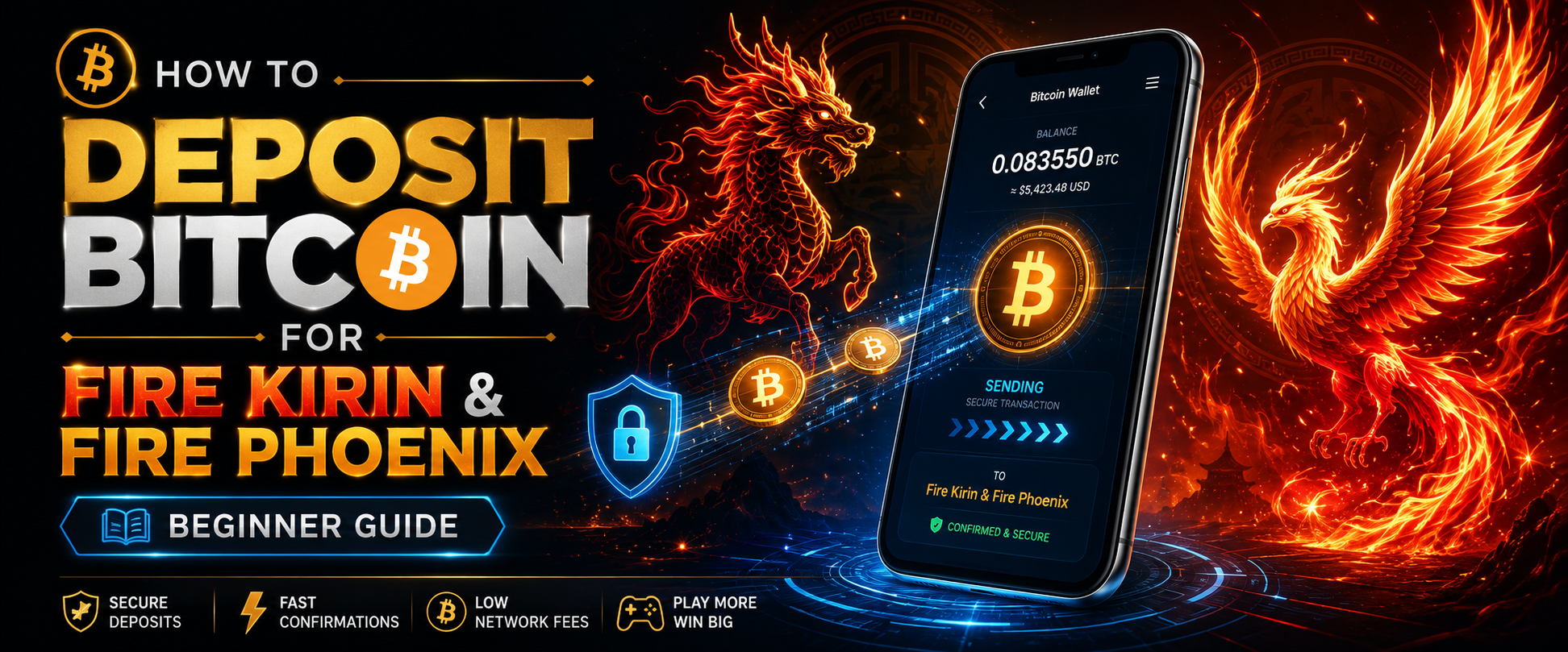 How to Deposit Bitcoin for Fire Kirin and Fire Phoenix Play
