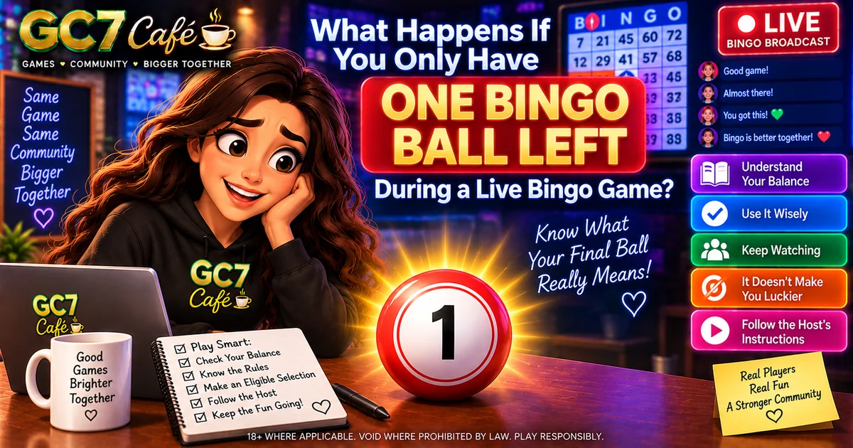 What Happens If You Only Have One Bingo Ball Left During a Live Bingo Game?