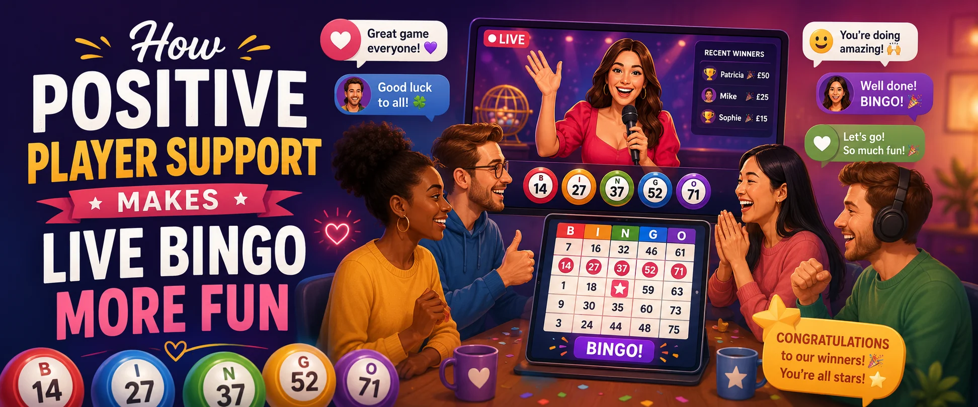 How Positive Player Support Makes Live Bingo More Fun