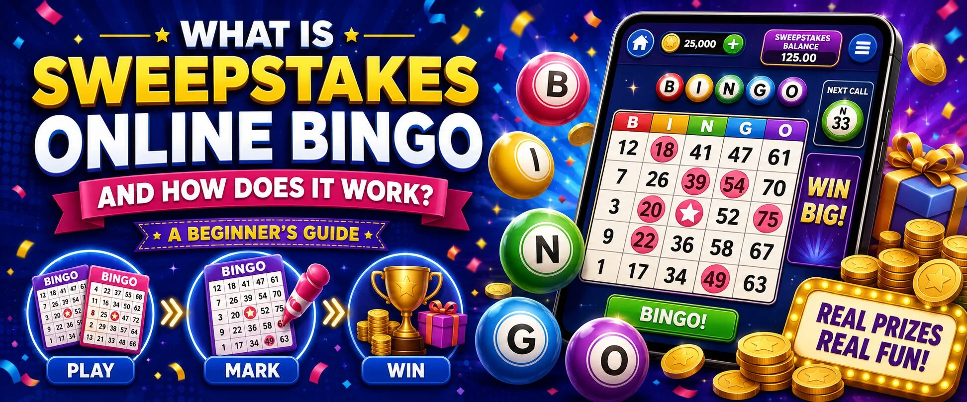 What Is Sweepstakes Online Bingo and How Does It Work?