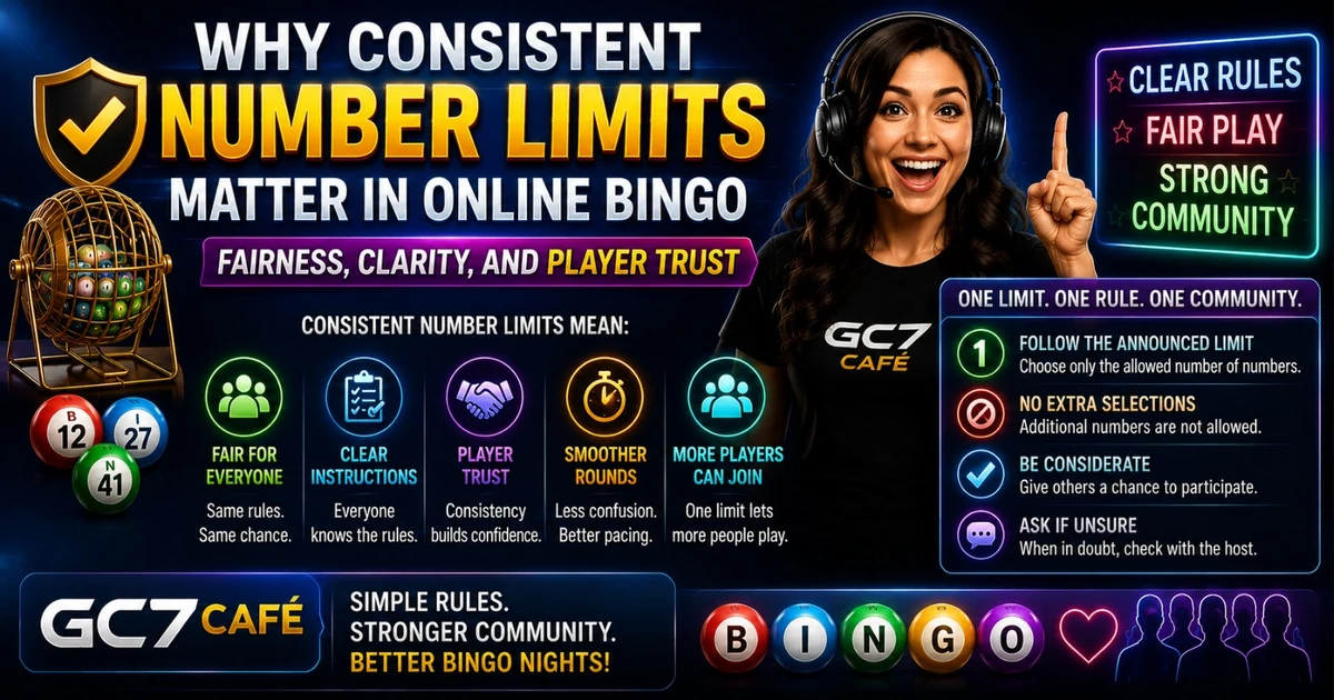 Why Consistent Number Limits Matter in Online Bingo: Fairness, Clarity, and Player Trust