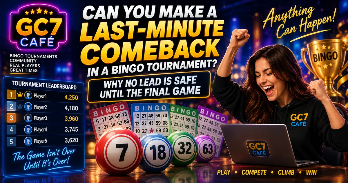 Can You Make a Last-Minute Comeback in a Bingo Tournament? Why No Lead Is Safe Until the Final Game